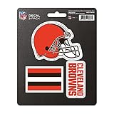 NFL Cleveland Browns Team Decal, 3-Pack