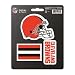 NFL Cleveland Browns Team Decal, 3-Pack