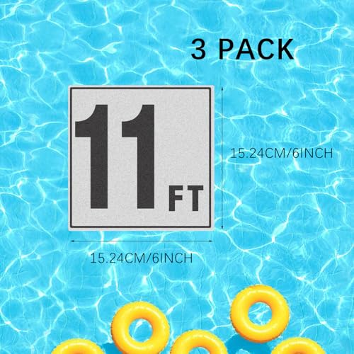 Marcadores de Profundidad para Piscina 11FT 3 Piezas miniatura 4