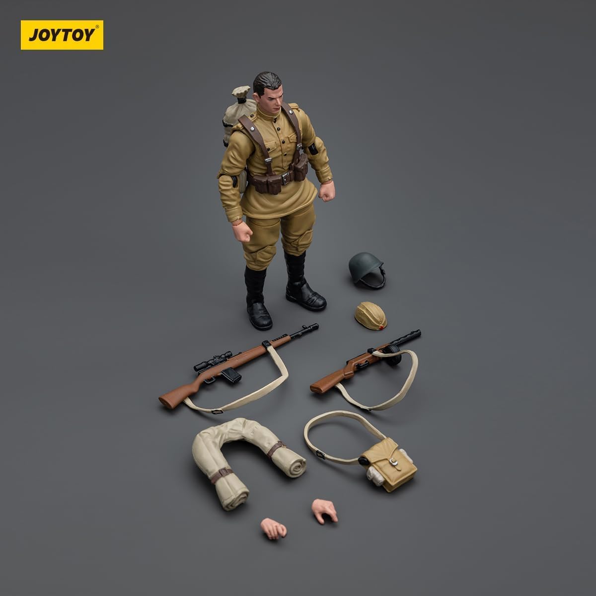 JoyToy 1:18 Scale WWII Soviet Infantry Army Action Figure 4.17" World War 2 Collectible Military Model Toys
