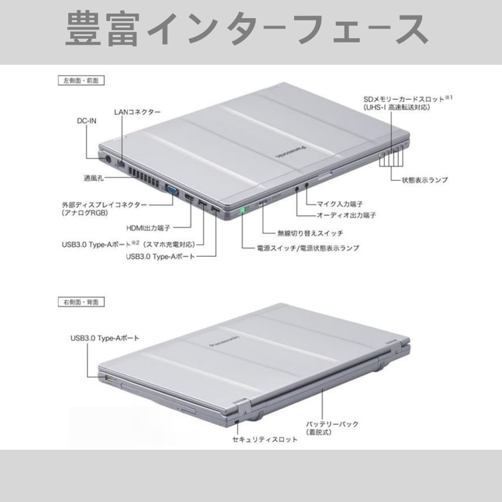 Amazon.co.jp: 【整備済み品】パナソニック(Panasonic) 軽量 ノート