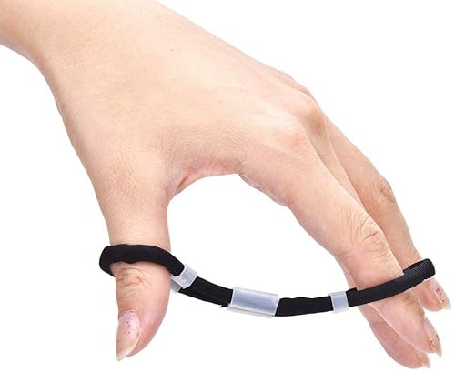 DEWIN Archery Fingersling, Adjustable Fingersling Archery Finger Sling, for Recurve Bow, Hunting Shooting Accessory, 2 Colors, 3 Sizes (Black/X-Large)