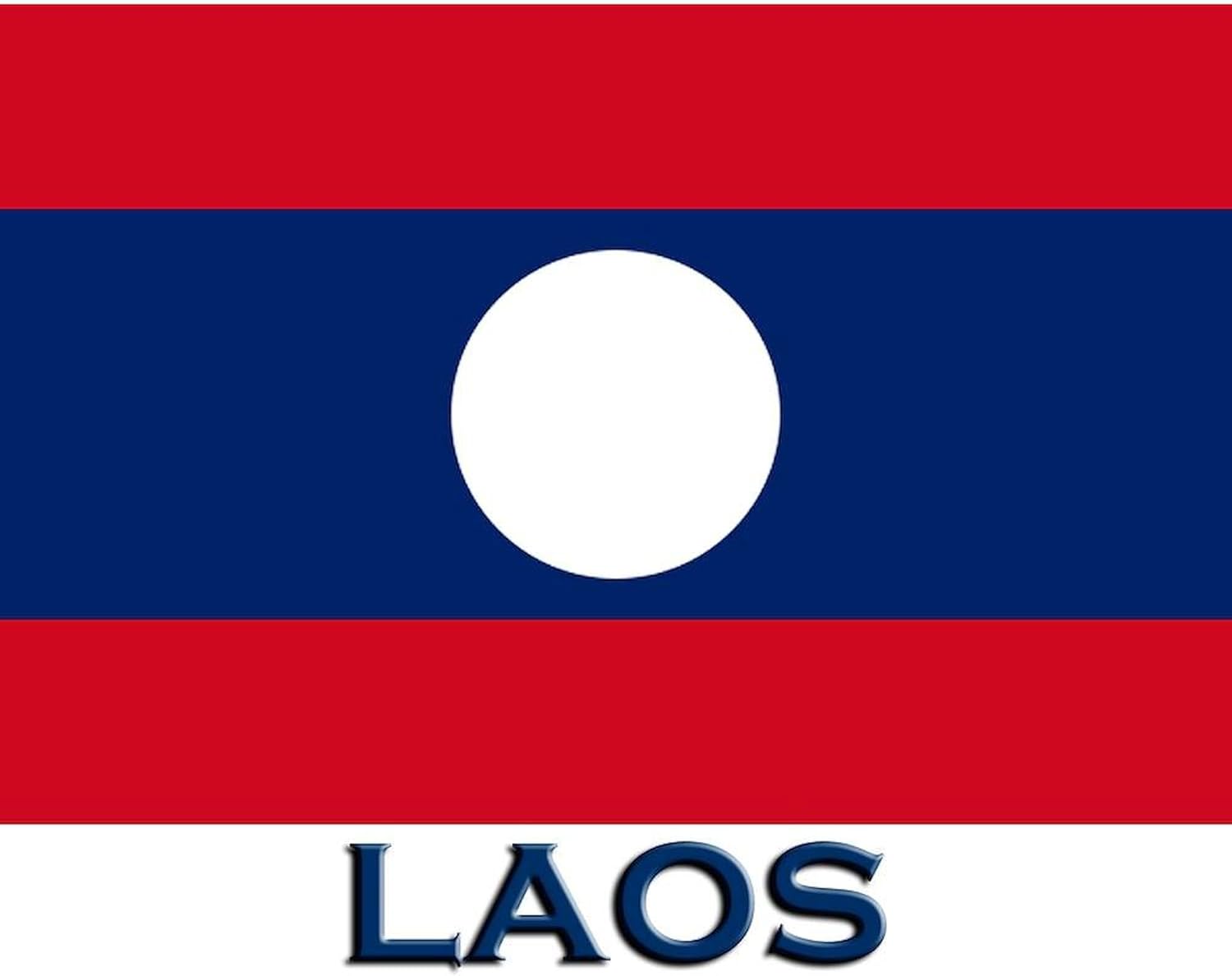 CafePress Laos Flag Gear Large Mug 15 oz (444 ml) Ceramic Coffee Mug
