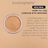 Bodyography Canvas Eye Mousse | Vitamin-Fortified Crease-Proof Eye Primer for Women | Conceals Redness, Softens Fine Lines, Enhances Eyeshadow Vibrancy | Vegan, Gluten-Free, 0.22 oz