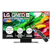 LG QNED evo AI QNED86 TV 43 pollici, Smart TV 4K, Processore &alpha;7 Gen8, Dynamic QNED Color, Local Dimming, webOS con AI e telecomando puntatore AI, Gaming con VRR 4K@60Hz, 43QNED86A6C 2025