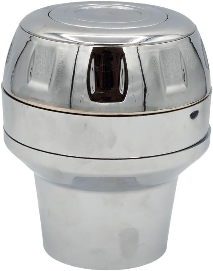 Mytee Products Steering Wheel Adapter Hub with Screw Set – Fits 3-Hole Steering Wheel for Freightliner Trucks (1989–2006) – Zinc Chrome-Plated, Silver Finish