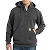Carhartt Sudadera con cremallera de un cuarto de ajuste holgado para hombre Rain Defender