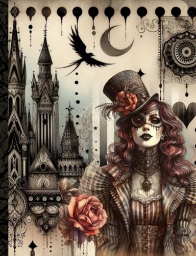Carnet steampunk pour junk journal et écriture créative - 2