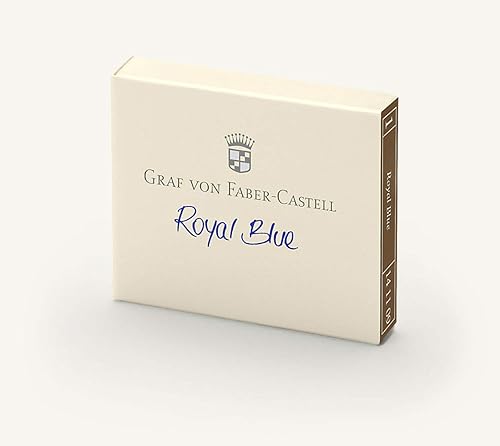 Graf von Faber-Castell Royal Blue Cartuchos de tinta  6 cartuchos