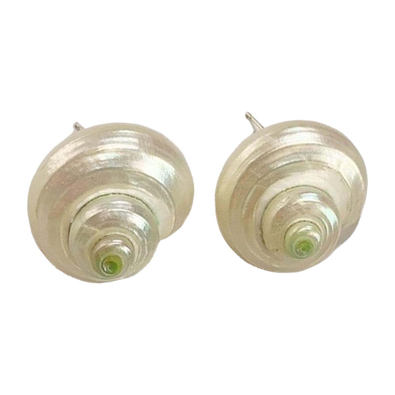 Maxtonser Elegant Natural Conch Shell Necklace Pearls Accent Dainty Earrings Jewelry Necklace Accessories For Her
