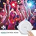 Jomst Star Projector,3 in 1 LED Moon and Star Lights,with Voice Control, 6 Lighting Effects,360-Degree Rotating Sky Laser Projector, Best for Children and Adults Bedroom and Party Decorations (White)