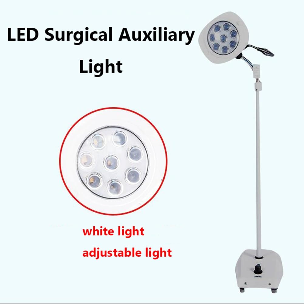 Lámpara de luz de Examen médico quirúrgico móvil lámpara de Examen LED de 20W Regulable de pie para ginecología, Pacientes ambulatorios, estomatología, ent