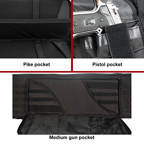 Armycamo 42 Inch Double Rifle Bag Outdoor Tactical Cases Water Dust Resistant Long Gun Case Bag For Hunting Shooting Range Sports Storage And Transport #TOP5