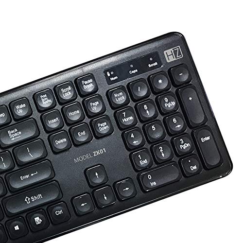 Amazon.in: Buy HEATZ ZK01 Wireless Keyboard and Mouse Combo, 108