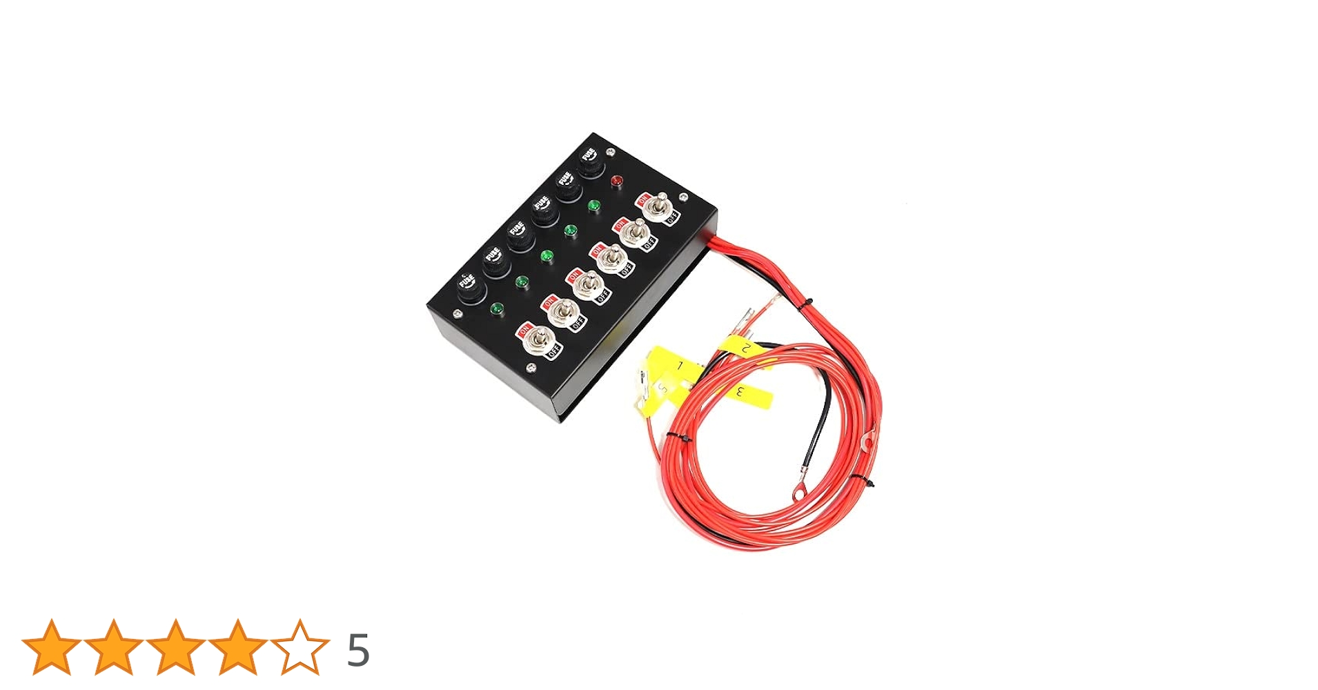 早い者勝ち トラック シャンデリア BOX デコトラ Amazon | 汎用 12V / 24V トラック 6連 スイッチ ボックス