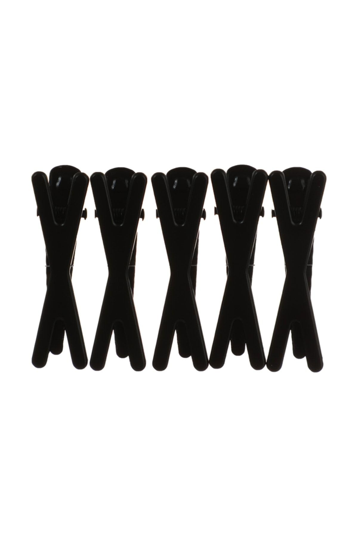 Miniso X Şeklinde Saç Tokası 10' Lu Siyah