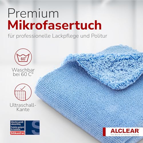 ALCLEAR 711000SV Lackversiegelung Spray – 1000 ml Sprühversiegelung mit Mikrofasertuch für...