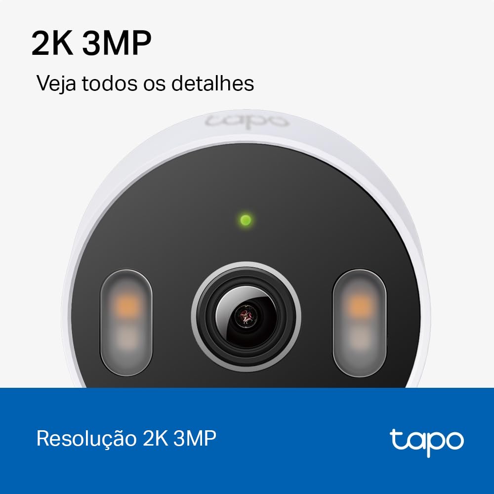 TP-Link Tapo C113 | Cámara de Seguridad Inteligente para Interiores 2K | Resolución 2304×1296 | Cámara IP Wi-Fi | Visión Nocturna | Detección de Movimiento | Audio bidireccional | Soporte de