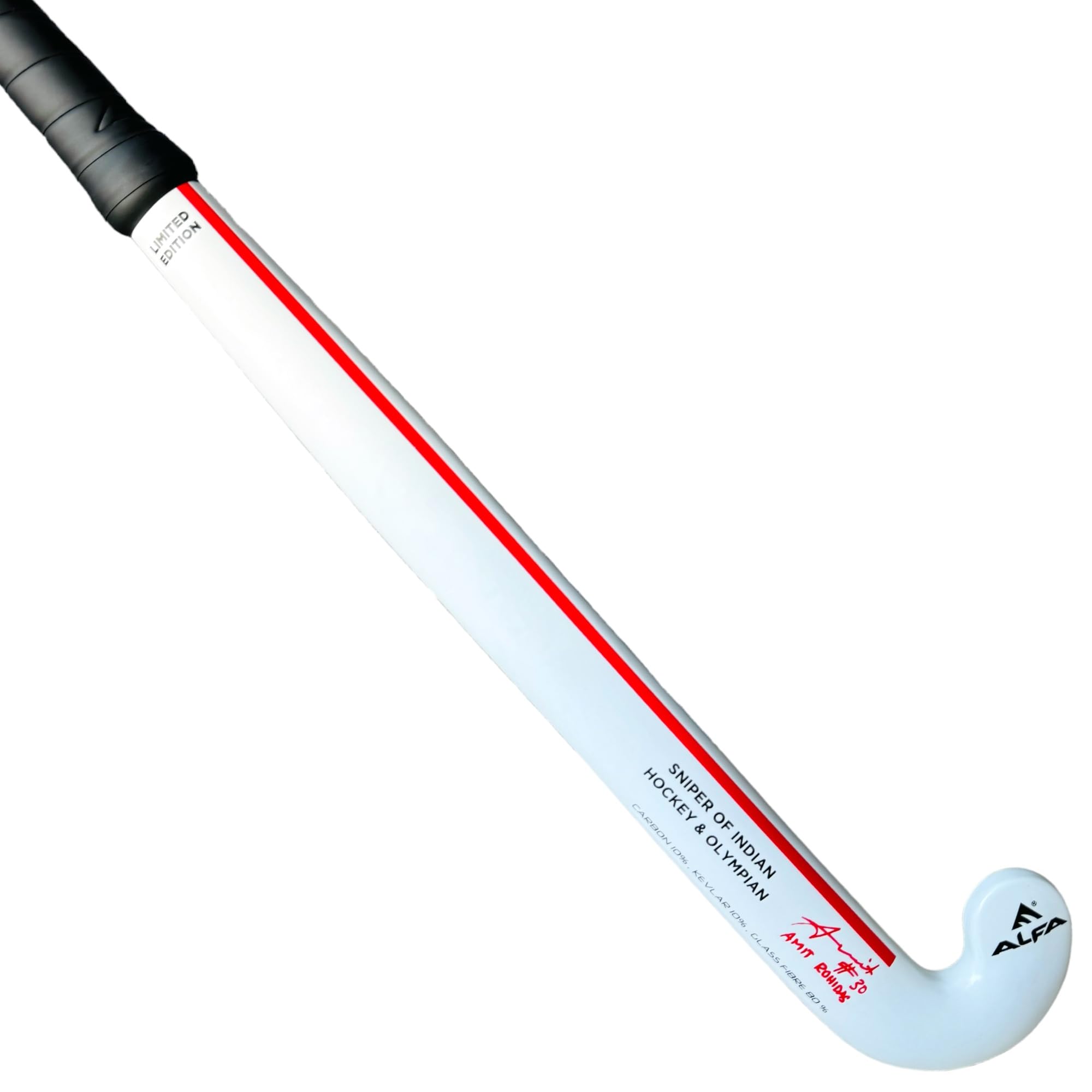 A L F A Amit ROHIDAS Edition Composite Hockey Stick (Low Bow, White-RED, 37 INCHES) (B0DGX5WX7J) Amazon Price History, Amazon Price Tracker