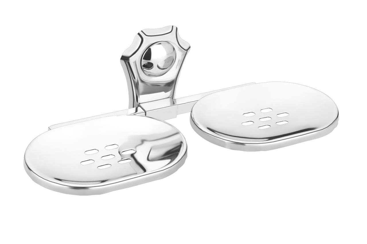 iSTAR Stainless Steel Double Soap Holder/Soap Dish/Bathroom Soap Stand/Bathroom Accessories (Pack of 1) (B0833DH95W) Amazon Price History, Amazon Price Tracker