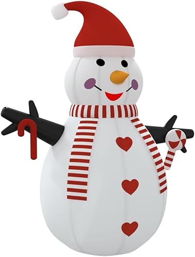 Miniatura 2 de Canditree Muñeco de nieve inflable de Navidad extra grande de 151 pies con luces LED muñeco de nieve inflable para exteriores decoración navideña