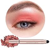 Red Matte Cream Eyeshadow Stick Makeup, Smooth Brightener Eyeshadow Pencil Crayon, Hypoallergenic Hi