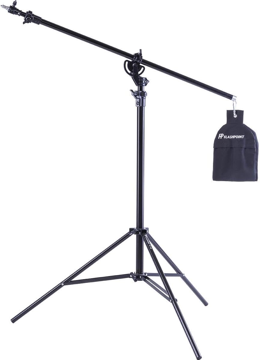 Flashpoint Pro Air Cushioned Heavy Duty Boom Light Stand - 13'