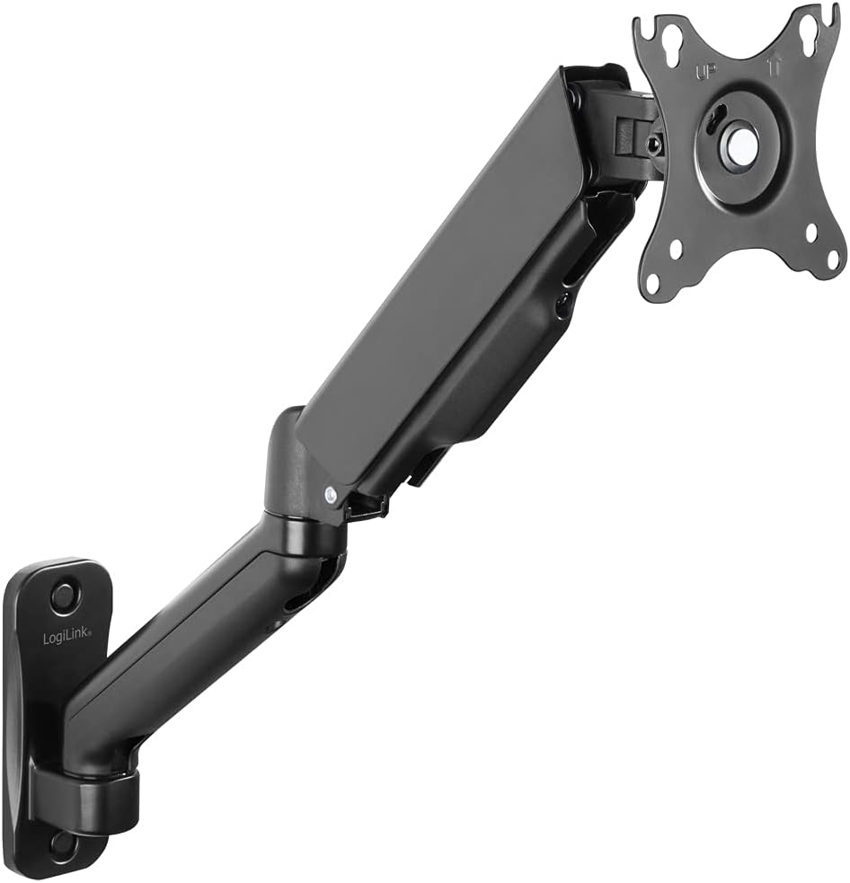 LogiLink BP0145 - Monitor Wall Mount 17-32 Inch Gas Strut 90-540 mm Black