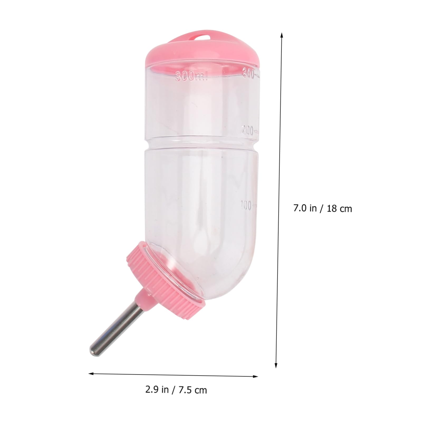 Housoutil 6stücke Wasserspender Für Haustiere Transparente Trinkflasche Mit Kugelventil Geeignet Für Kaninchen Meerschweinchen Und Andere Kleintiere Zufällige Farben