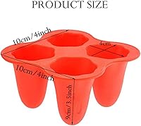 Vista 2 de Moldes de silicona para cubitos de hielo, bandeja para hacer cubitos de hielo fantasma de Halloween para whisky, licores, cócteles, dulces