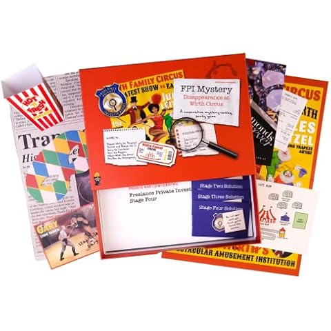 Mystery Game | FPI Mystery: Disappearance At Wirth Circus, Unsolved Mystery Game, Cold Case File, Crime Solving Detective Game Cover