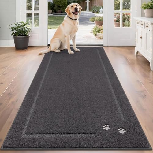 BEQHAUSE Dog Door Mat, Mud & Dirt Trap, Non-Slip, 32