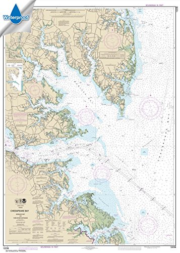 NOAA Chart 12238: Chesapeake Bay Mobjack Bay and York River Entrance 33.6 x 47.1 (Waterproof)