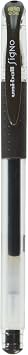 Uni Uni-Ball Signo Gel Ballpoint Pen, Extra Fine, 0.015" 0.38 mm, Brown-Black
