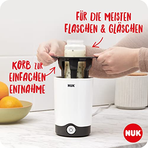 NUK Thermo Express Plus Tragbarer Flaschenwärmer | schonendes Erwärmen von Flüssigkeiten und Brei in 90 Sek. | automatische Abschaltung… – Ansicht 5