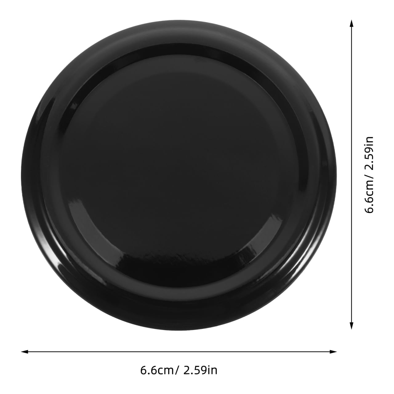 Alipis 50 coperchi per yogurt 66 mm – Capsule Twist Off per barattolo perfetto e barattolo di muratore – coperchi in metallo di ricambio ermetici per marmellata conservazione alimentare e conserve