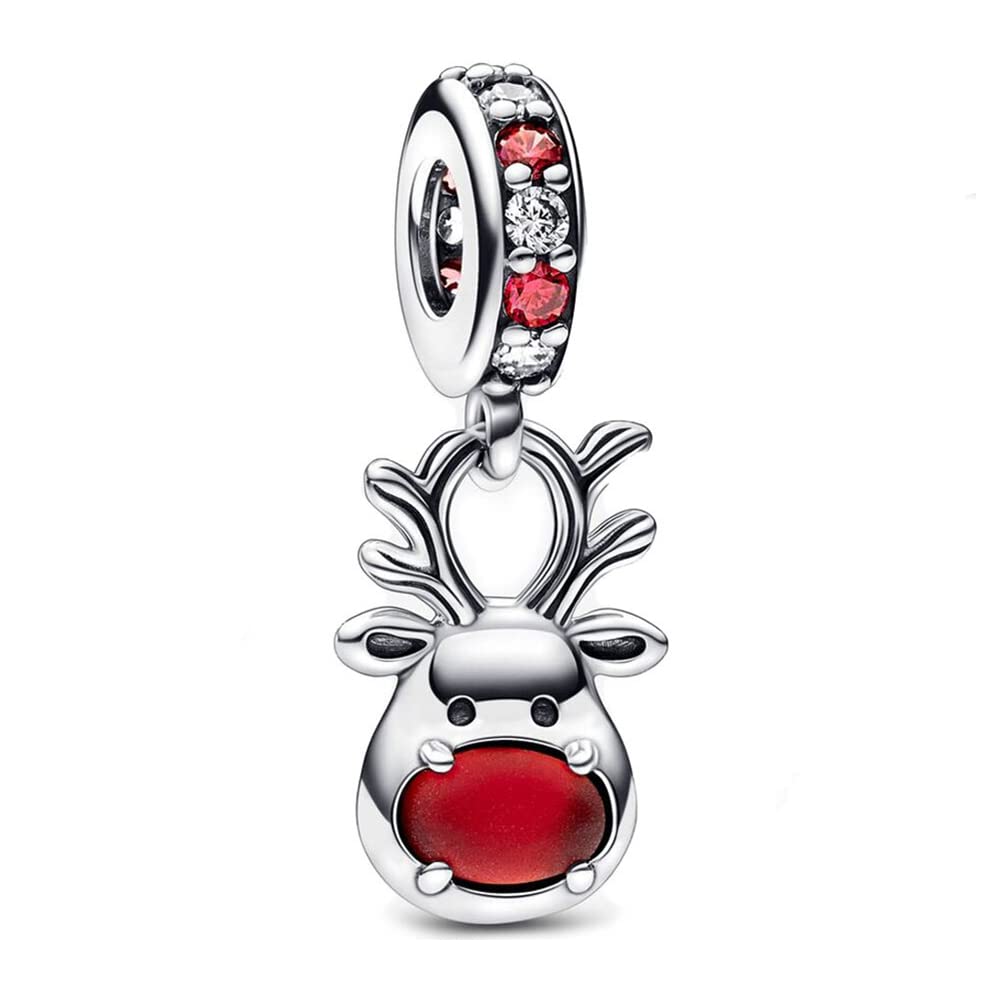 Jewelry 925 Sterling Silver New Star Crescent Moon Charm for Women Bracelets Necklaces,Mother's Day Christmas Gifts for Women