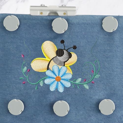 MagnaHoop Magnetic Hoop for Brother SE600 SE400 SE700 SE625 SE425 PE550D PE540D PE535 PE525 PE500 Innovis Babylock, Metal Magnet Embroidery Machine Sash Frame (4x4-SA432M) by MagnaHoop - Image 5