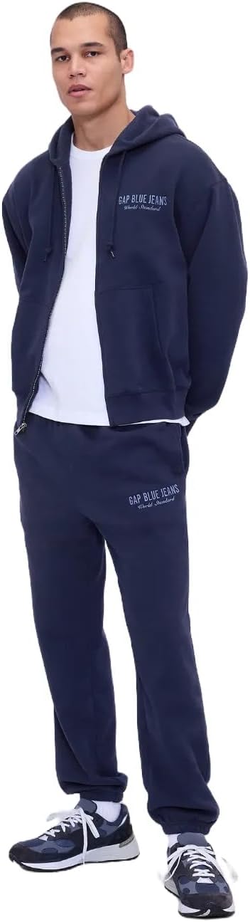 GAP Mens Logo Full Zip Jogger