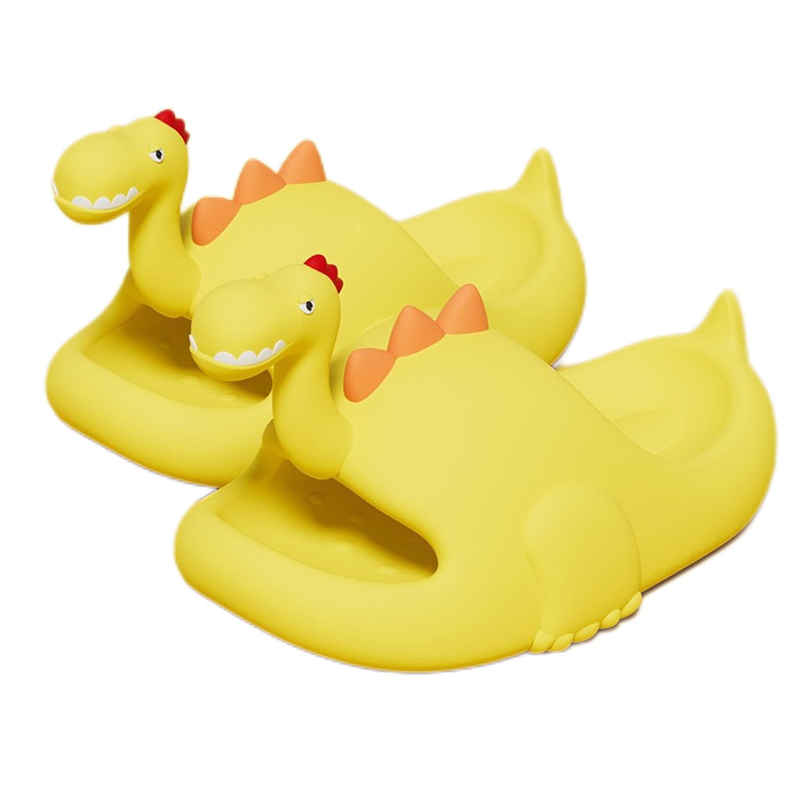 Zureto Sandales de bain amusantes en forme de dinosaure 3D mignonnes à bout ouvert