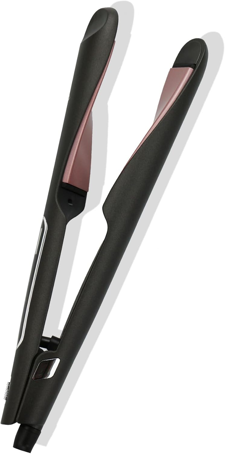 Hair Straightener and Curler - Flat Iron Curling Iron in One - Twist Straightening Curling Iron Combo - Digital LCD Display & Dual Voltage - Multi-Styler - Gifts for Women - Image 8