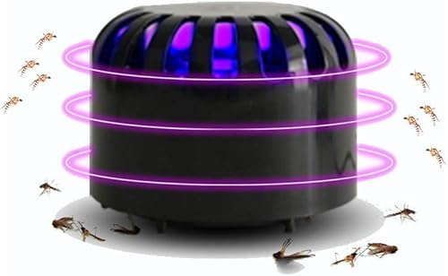 Moskito Lampe Insektenvernichter Elektrisch Fliegenfalle Killer Taschelampe MA ckenlampe Insektenvernichter InsektenfA nger Moskitolampe USB Wiederaufladbar fA r Innen und AuAYen  Schwarz 
