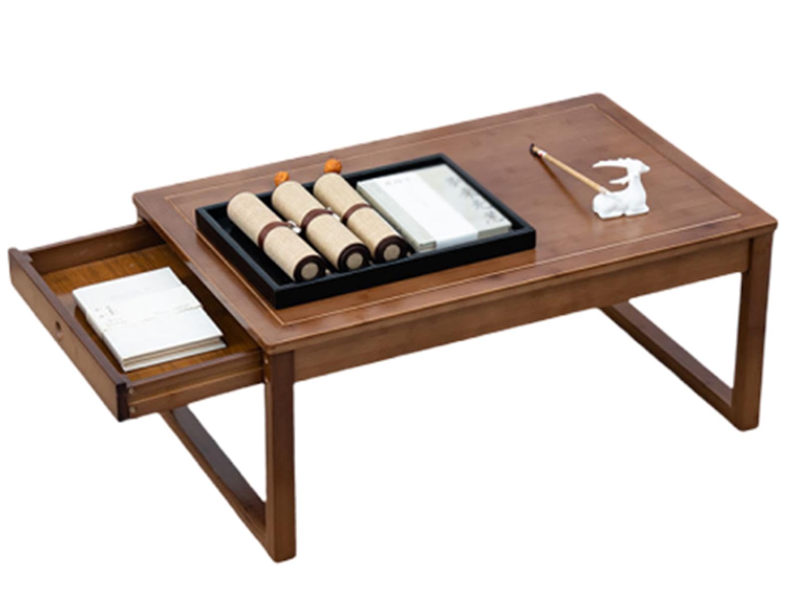 Table Basse Japonaise 70 cm pour salon moderne et espace tatami zen