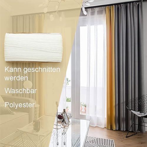 Gardinenband Taimeimao Kräuselband 30m x 2,5cm für Vorhänge