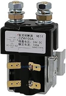 OUSIKA Contactor 100A DC Contactor CZW100A ZJW100A SW80 Power Relay 12V 24V 36V 48V 60V 72V for Car Electric Forklift Trucks Ships Battery Relay (Color : Other Voltage Noted)
