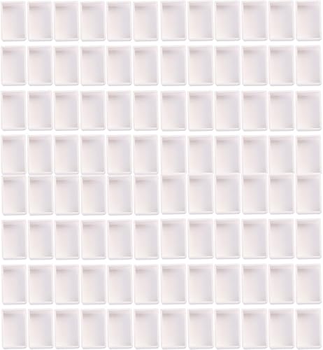 96 bandejas vacías de acuarela para muestras de acuarelas gouache, óleos de acuarela o acrílicos, estuche de estaño de viaje, media cacerolasartenes
