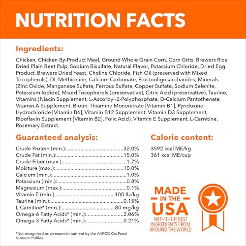 IAMS Proactive Health Adult Urinary Tract Health Dry Cat Food with Chicken, 7 lb. Bag