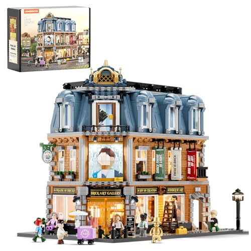 Image of Lumibricks Art Gallery Lighting Building Set, 3400 Pcs Modular Building