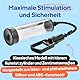 Mr. Membr Penispumpe - Penis Verlängerung Sexspielzeug - Penis Pumpe für verbesserte Leistung und Selbstvertrauen - Erektionshilfe für Männer Penis Extender - Penis Pump für Penis Vergrößerung