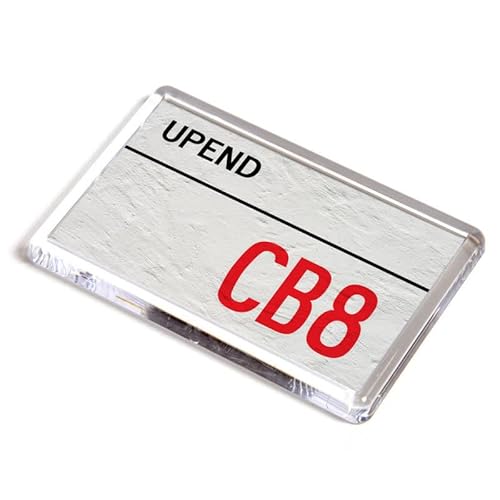 FRIDGE MAGNET - Upend CB8 - UK Postcode